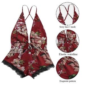 BRAND NEW! Silk Floral Sleepwear - Jumpsuit